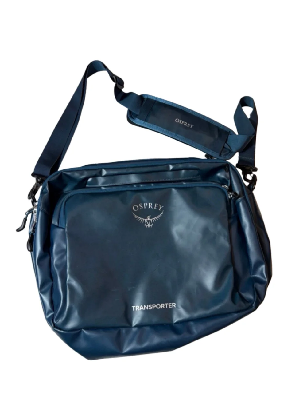 Osprey Transporter Boarding Bag Carry On Travel Shoulder Duffel Navy Blue